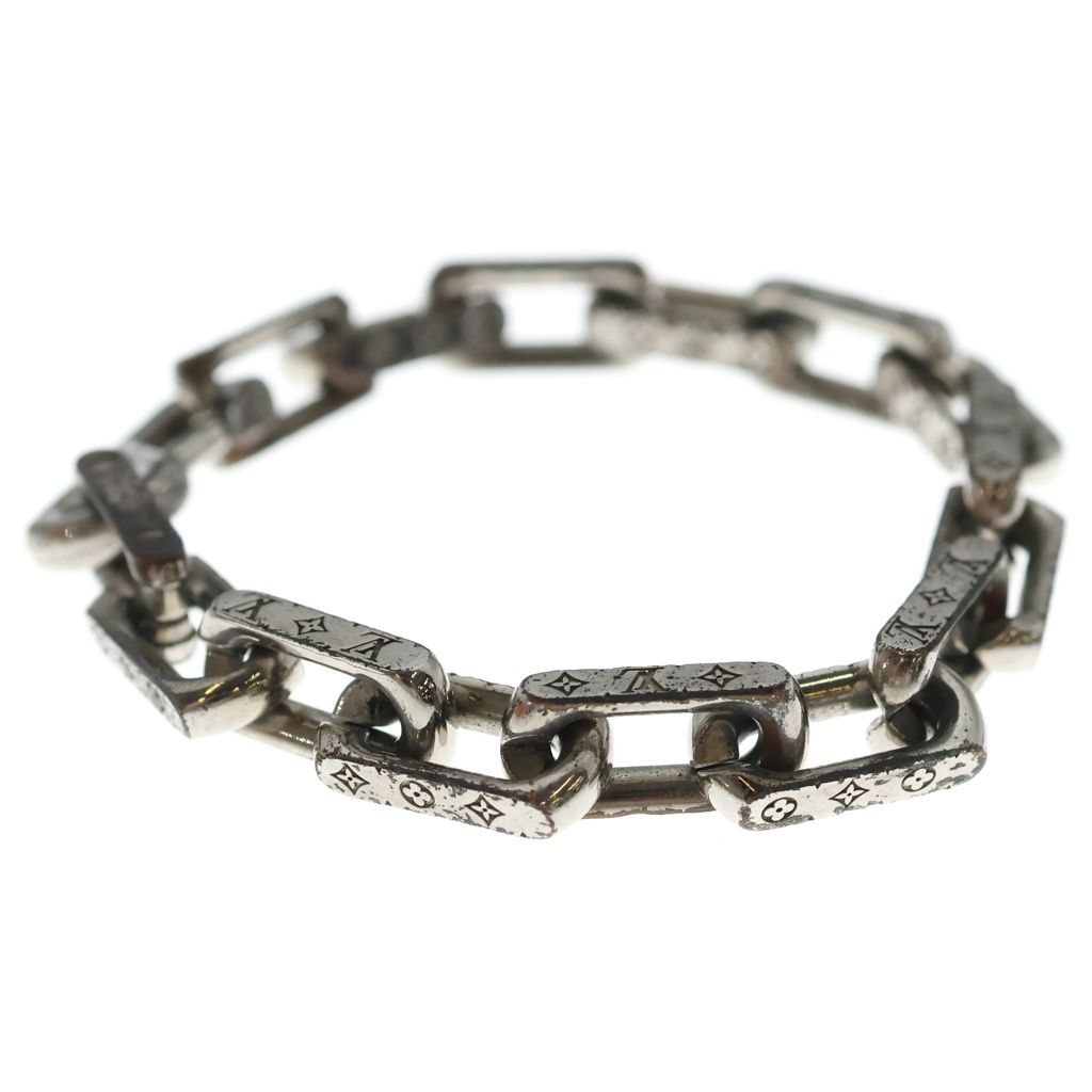 Louis Vuitton Collier Monogram Chain Bracelet Silver — view 3