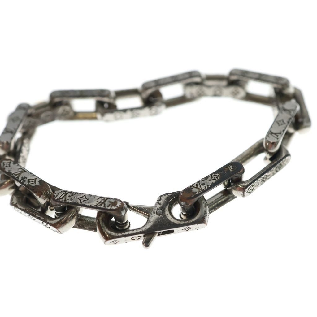 Louis Vuitton Collier Monogram Chain Bracelet Silver — view 5