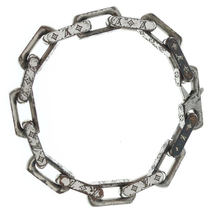 Louis Vuitton Collier Monogram Chain Bracelet Silver