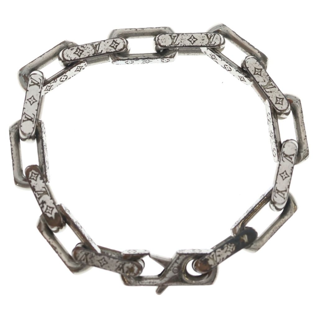 Louis Vuitton Collier Monogram Chain Bracelet Silver — view 2