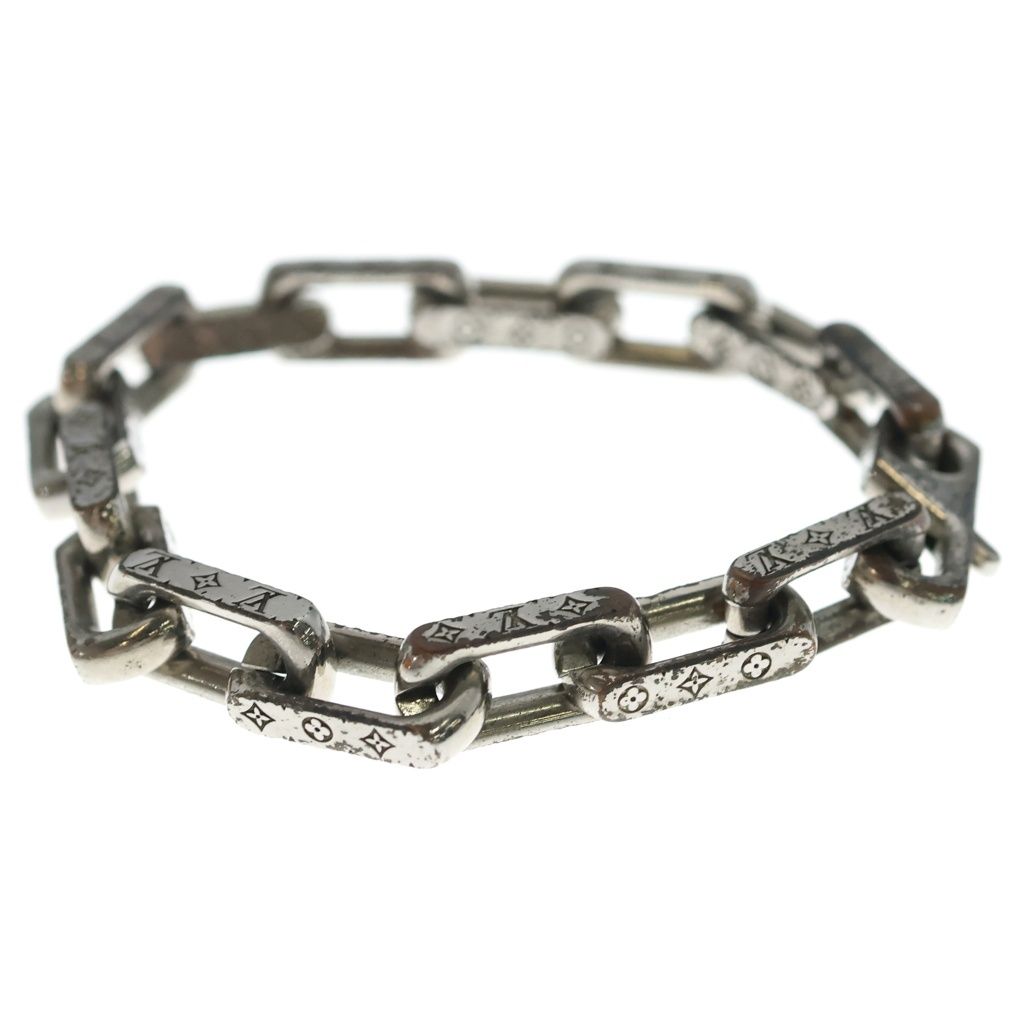 Louis Vuitton Collier Monogram Chain Bracelet Silver — view 4