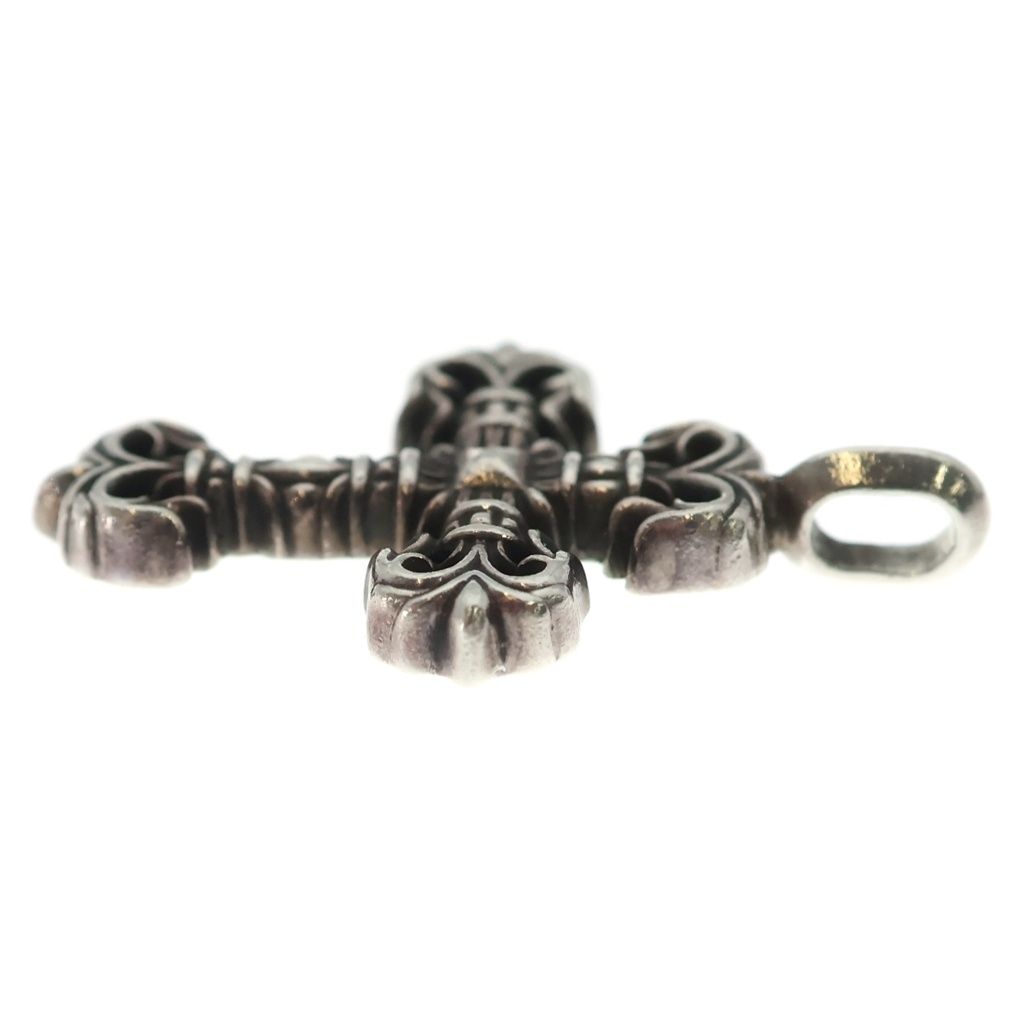 Chrome Hearts Charm Filigree Tiny Cross Pendant Silver — view 3