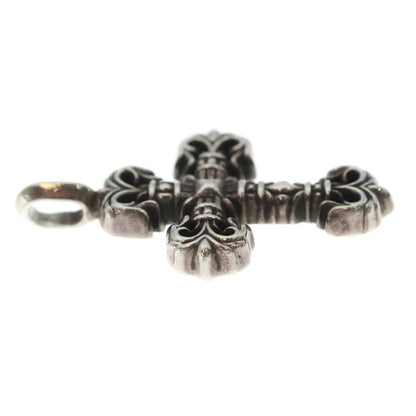 Chrome Hearts Charm Filigree Tiny Cross Pendant Silver — view 4