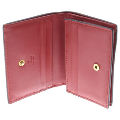 Gucci GG Supreme Cherry Compact Wallet Bifold Beige — view 4