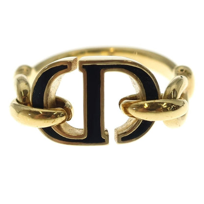 Dior Montaigne Ring Gold Plated Black — view 4