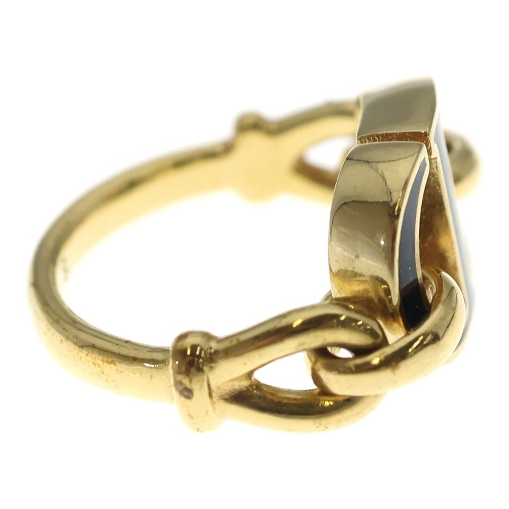 Dior Montaigne Ring Gold Plated Black — view 3