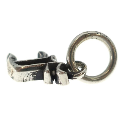 Chrome Hearts Stack Alphabet Initial Charm Pendant Silver — view 3