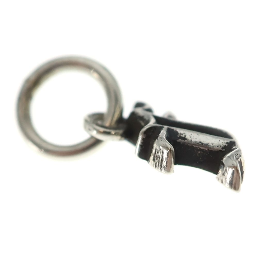 Chrome Hearts Stack Alphabet Initial Charm Pendant Silver — view 4