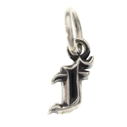 Chrome Hearts Stack Alphabet Initial Charm Pendant Silver