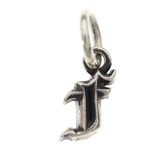 Chrome Hearts Stack Alphabet Initial Charm Pendant Silver