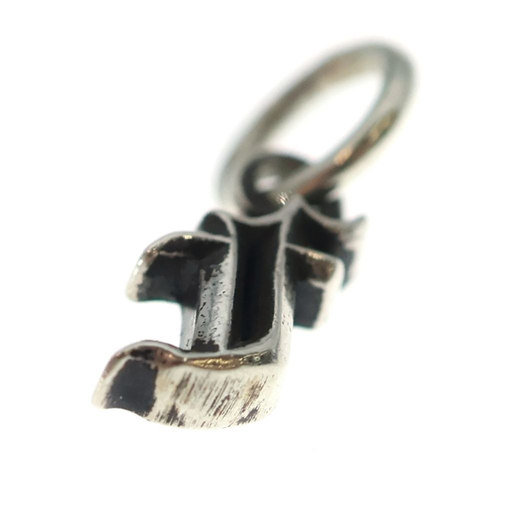 Chrome Hearts Stack Alphabet Initial Charm Pendant Silver — view 5