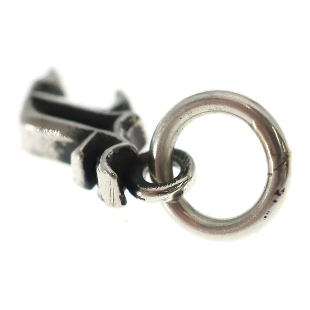 Chrome Hearts Stack Alphabet Initial Charm Pendant Silver — view 6