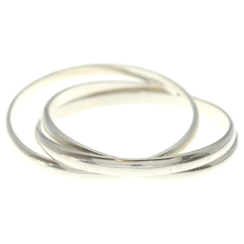 Tiffany & Co Vintage Triple Trinity Bangle Bracelet Silver — view 4