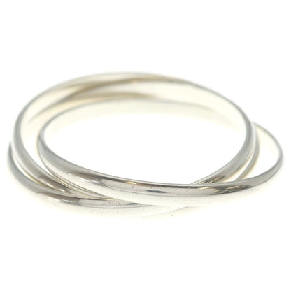 Tiffany & Co Vintage Triple Trinity Bangle Bracelet Silver — view 3