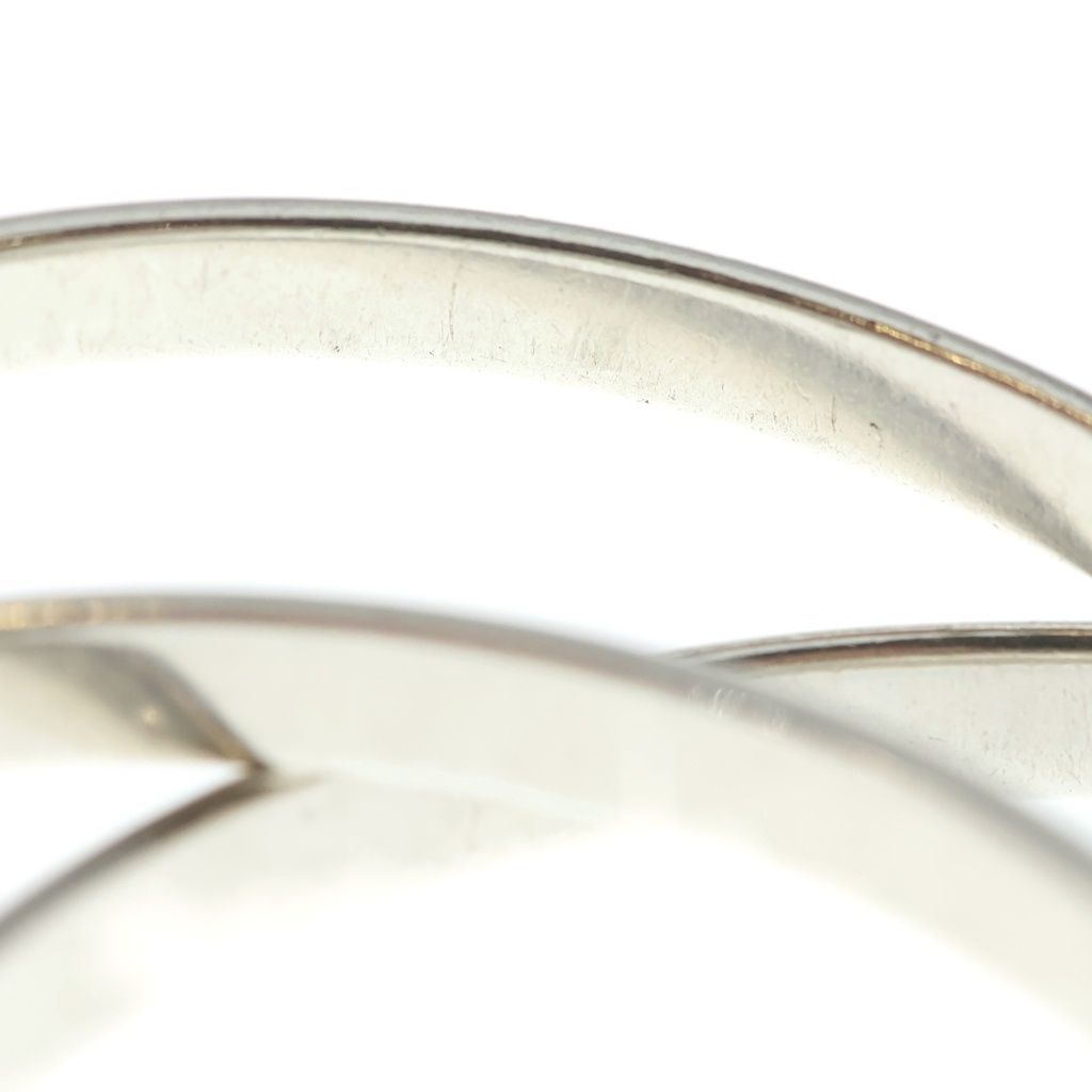 Tiffany & Co Vintage Triple Trinity Bangle Bracelet Silver — view 6
