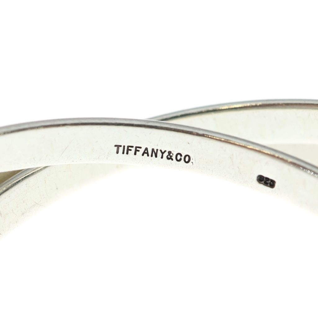 Tiffany & Co Vintage Triple Trinity Bangle Bracelet Silver — view 5