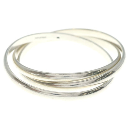 Tiffany & Co Vintage Triple Trinity Bangle Bracelet Silver