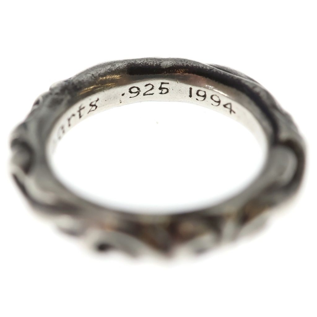 Chrome Hearts Scrl Band Scroll Ring Silver — view 6