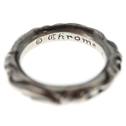 Chrome Hearts Scrl Band Scroll Ring Silver — view 5