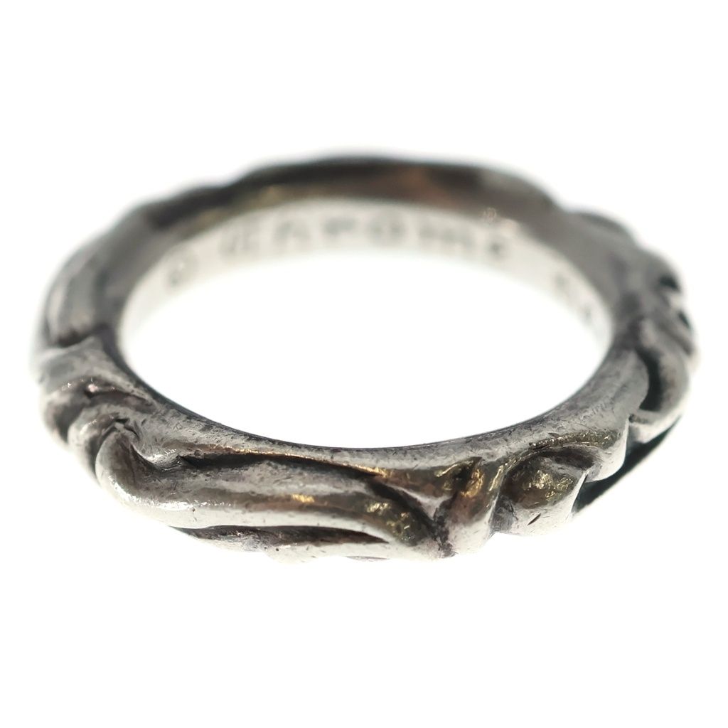 Chrome Hearts Scrl Band Scroll Ring Silver — view 4