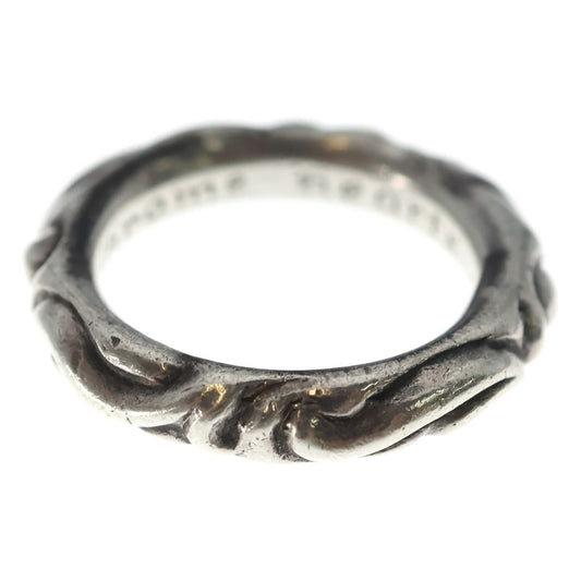 Chrome Hearts Scrl Band Scroll Ring Silver