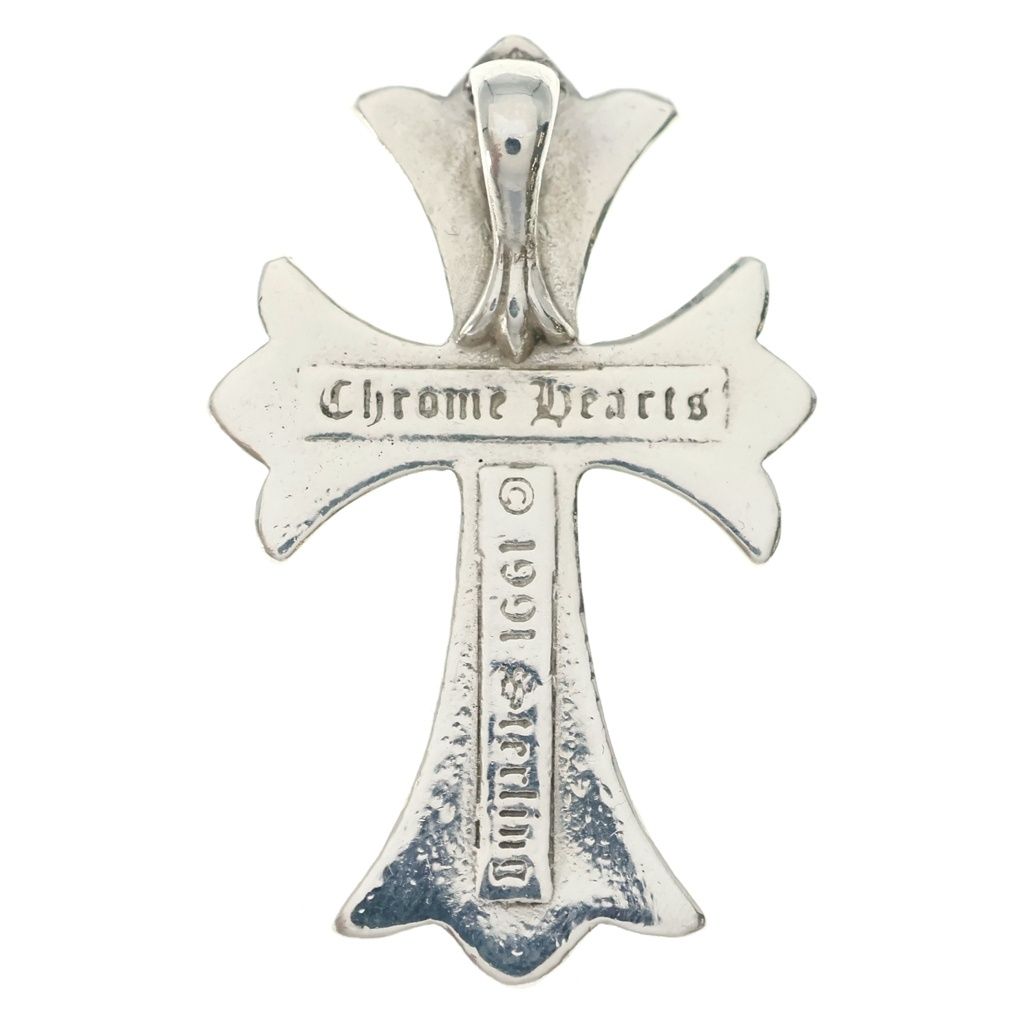Chrome Hearts CH Crs Sml Small CH Cross Pendant Silver — view 2