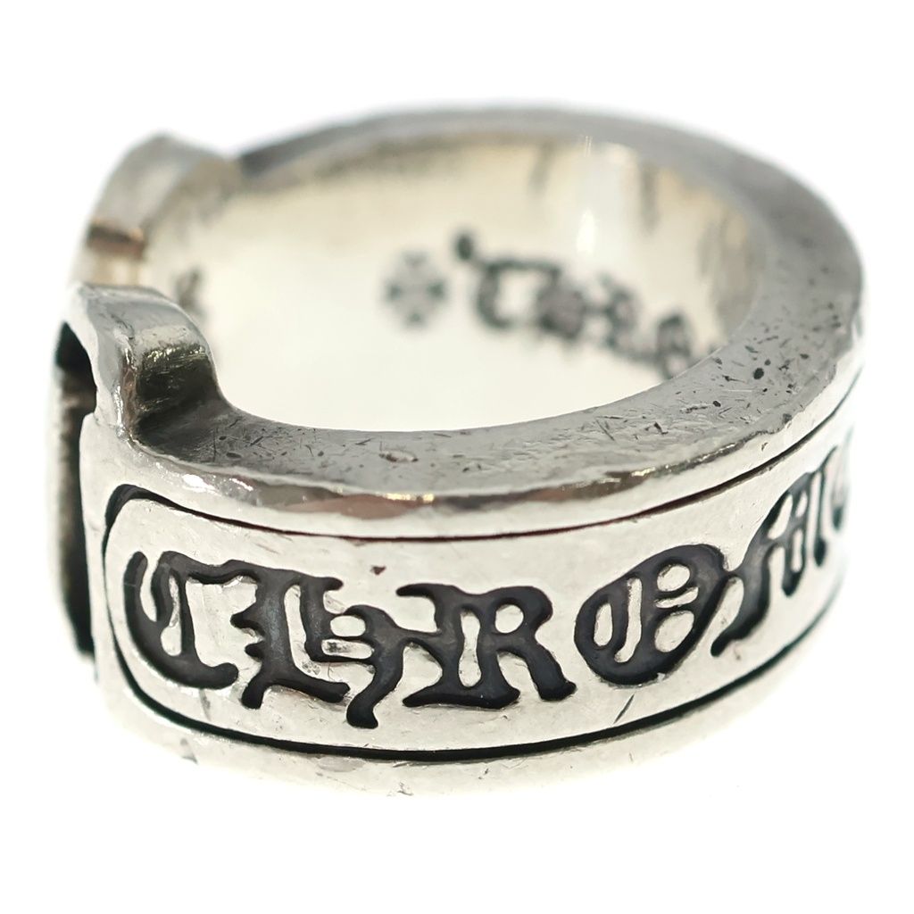Chrome Hearts LG Scroll Label Ring Silver — view 3
