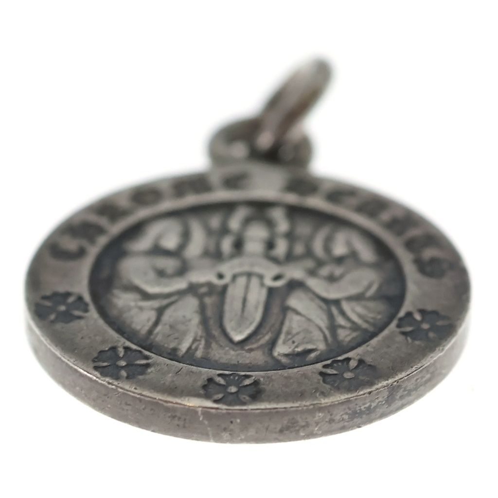 Chrome Hearts Chrm Angl Mdl V2 Angel Medal Charm Pendant Silver — view 5