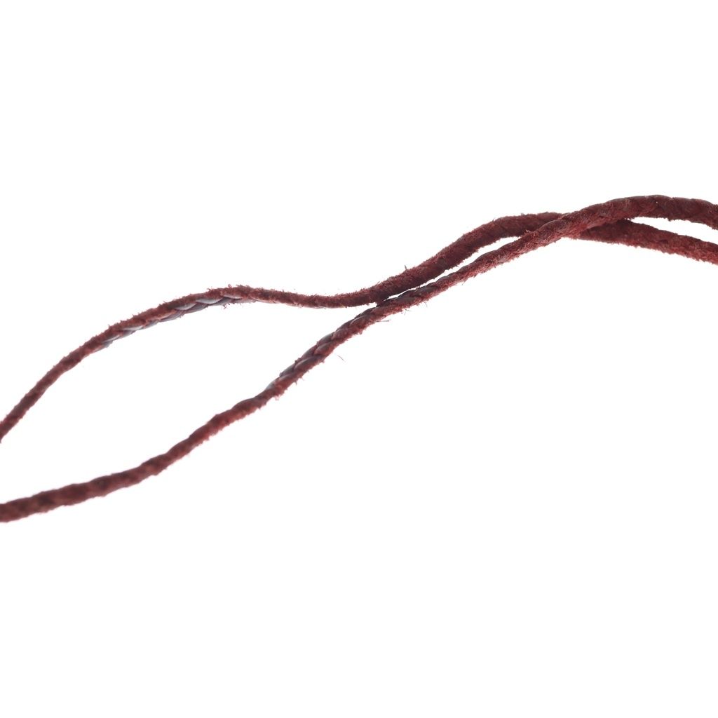Chrome Hearts Leather Braid Scroll Blade Necklace — view 5