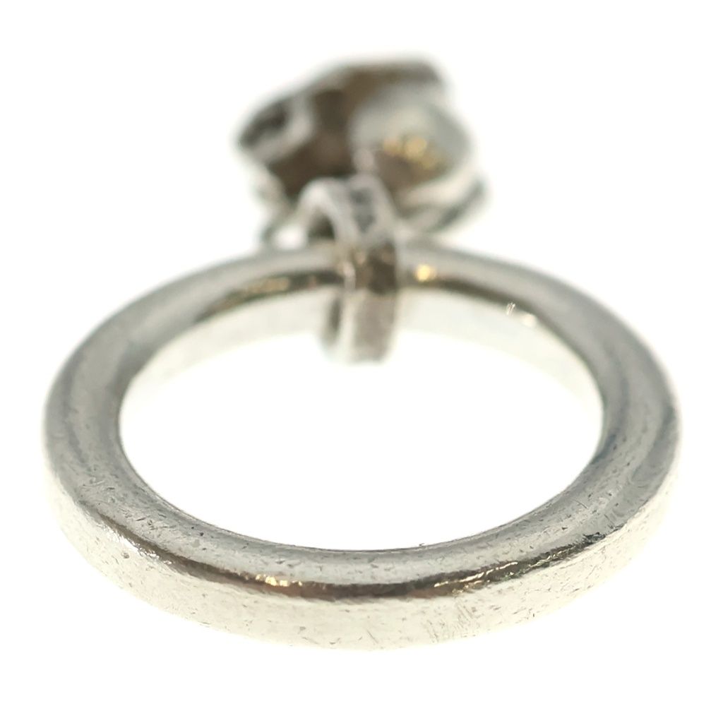 Chrome Hearts Ntfl Heart Motif Silver Ring — view 2