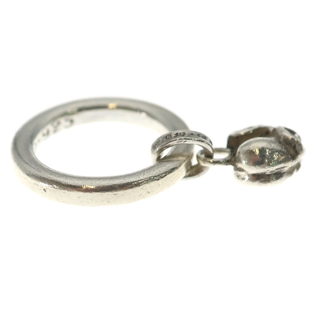Chrome Hearts Ntfl Heart Motif Silver Ring — view 3