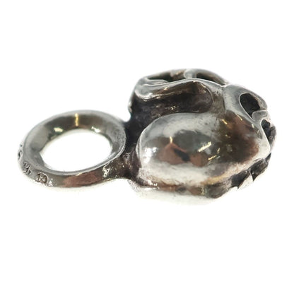 Chrome Hearts B Stack Heart Charm Silver Pendant — view 4