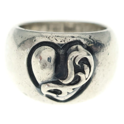 Chrome Heart in Band Silver Ring — view 4