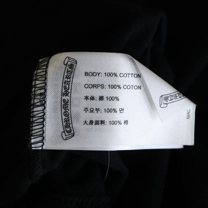 Chrome Hearts CH T-shrt 1 Neck Logo Print T-Shirt Black Blue — view 8