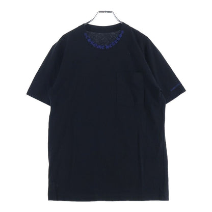 Chrome Hearts CH T-shrt 1 Neck Logo Print T-Shirt Black Blue