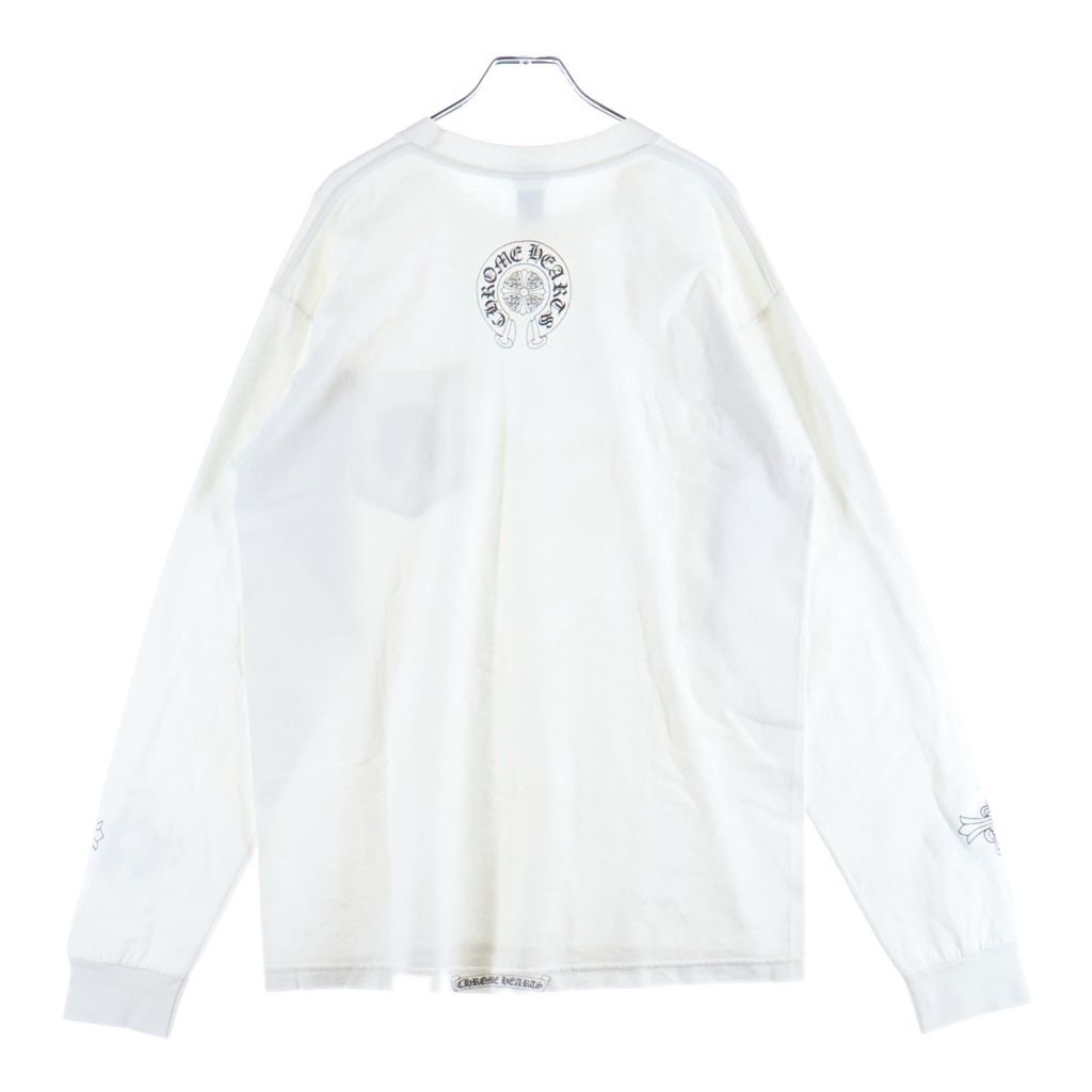 Chrome Hearts Vintage L S Tee Sleeve CH Cross Back Horse Shoe Print Long T-Shirt — view 2