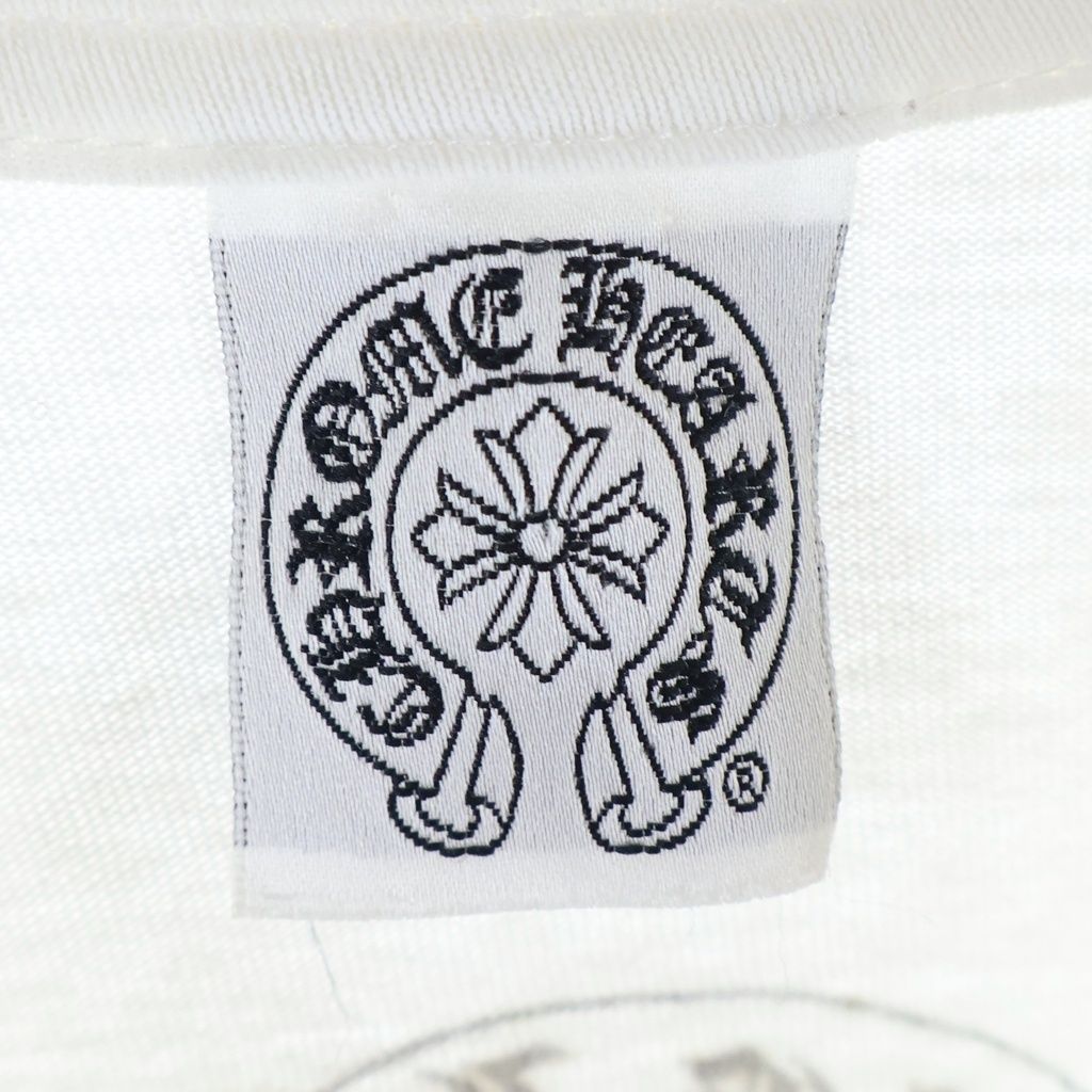 Chrome Hearts Vintage L S Tee Sleeve CH Cross Back Horse Shoe Print Long T-Shirt — view 7