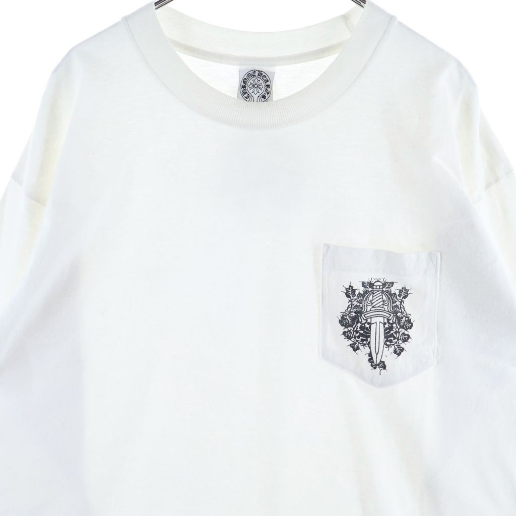 Chrome Hearts Vintage L S Tee Sleeve CH Cross Back Horse Shoe Print Long T-Shirt — view 3