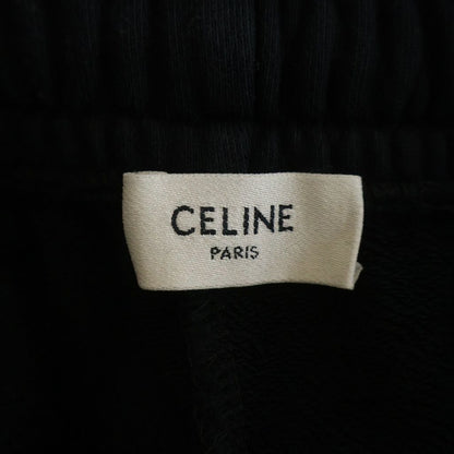 Celine Sweatpants Logo Print Sweatshirt Pants Black — view 7