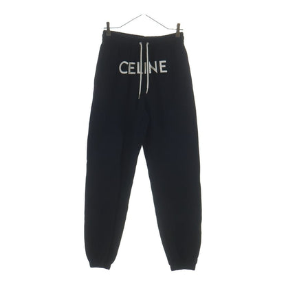 Celine Sweatpants Logo Print Sweatshirt Pants Black