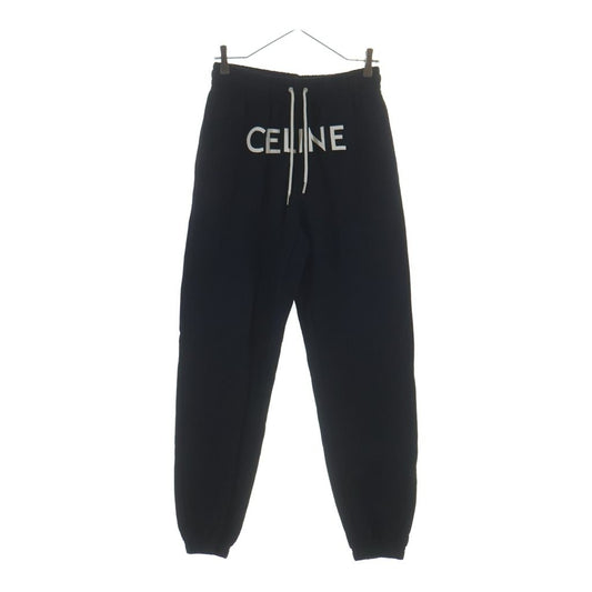Celine Sweatpants Logo Print Sweatshirt Pants Black