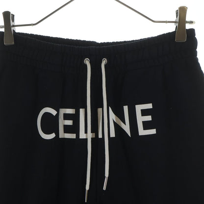 Celine Sweatpants Logo Print Sweatshirt Pants Black — view 3