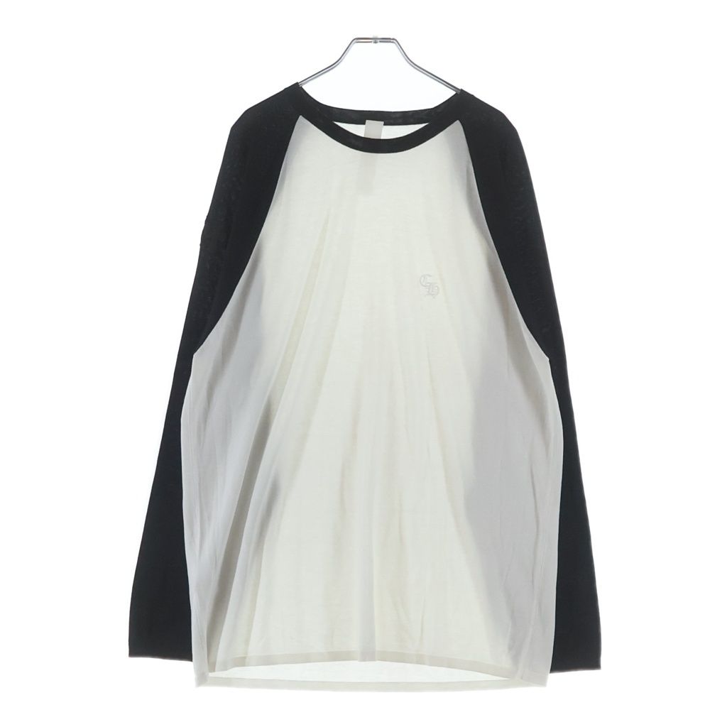Chrome Hearts Not Crs Patch Long Sleeve Raglan T-Shirt with Triple Cross