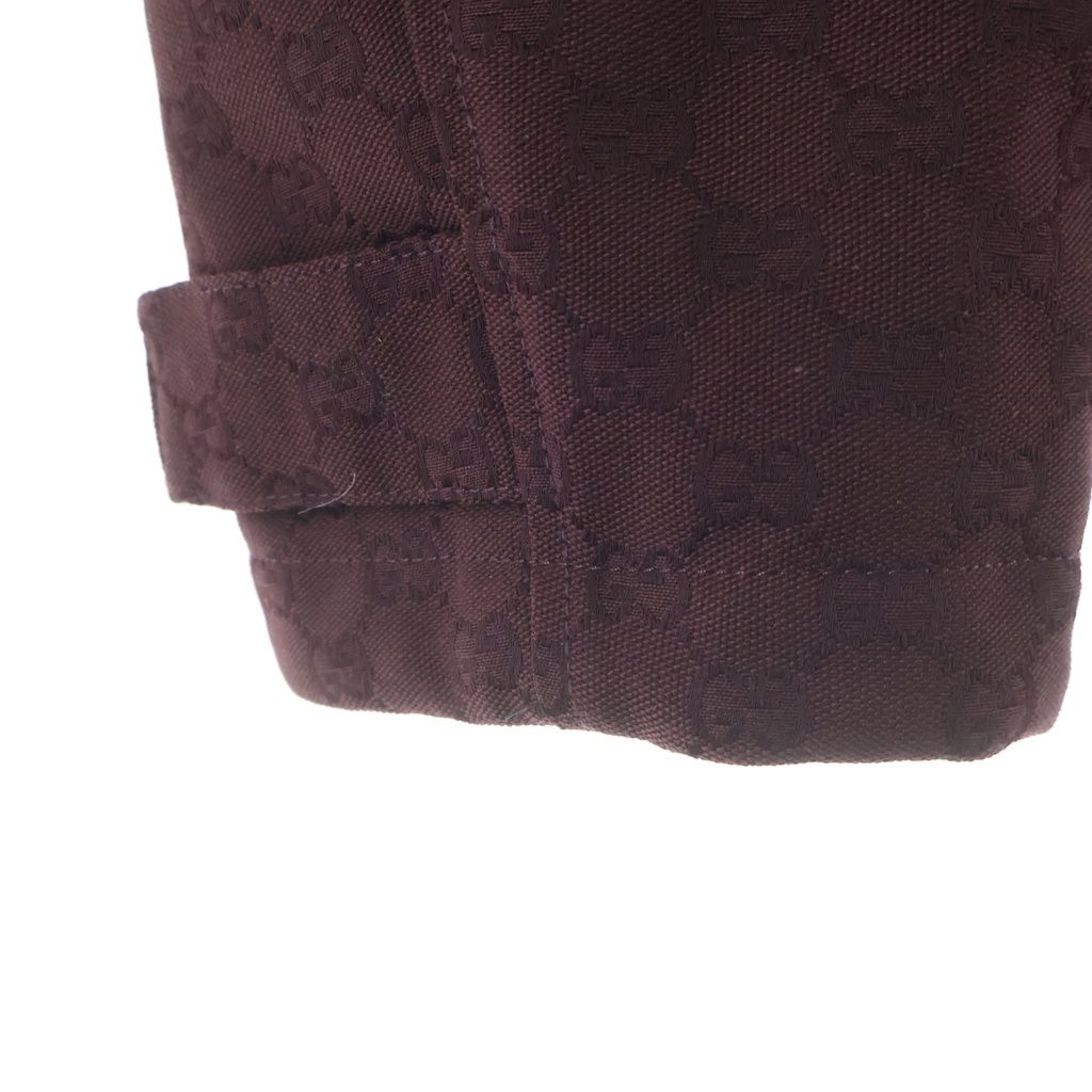 Gucci GG Fabric Padded Jacket Sequin Allover Zip Up Bordeaux — view 6