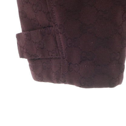 Gucci GG Fabric Padded Jacket Sequin Allover Zip Up Bordeaux — view 6