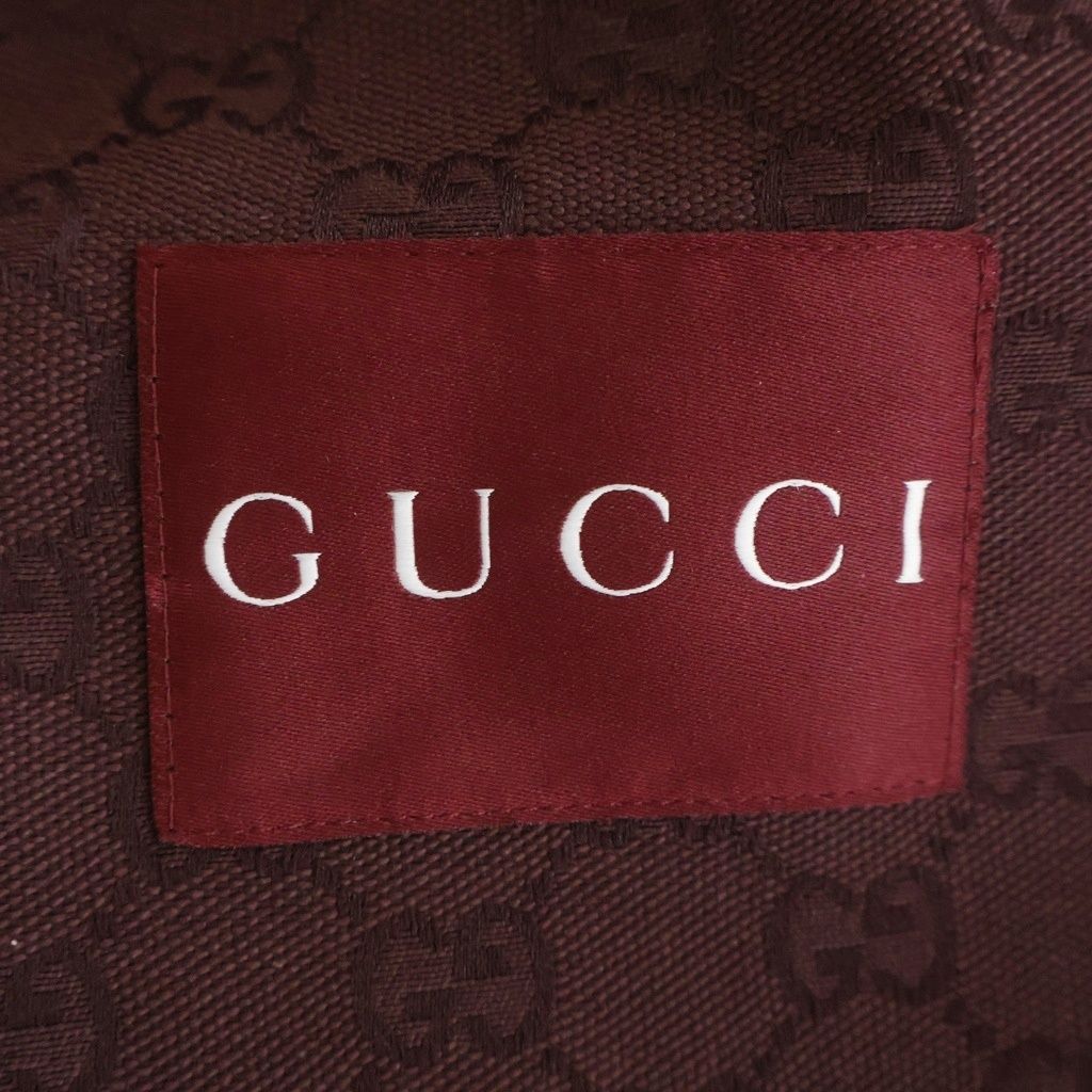 Gucci GG Fabric Padded Jacket Sequin Allover Zip Up Bordeaux — view 7