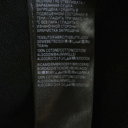 Balenciaga Vntage Small Zip Up Hoodie Distressed Black — view 7