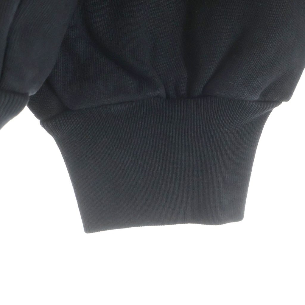 Balenciaga Vntage Small Zip Up Hoodie Distressed Black — view 5