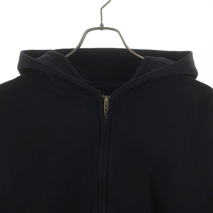 Balenciaga Vntage Small Zip Up Hoodie Distressed Black — view 3