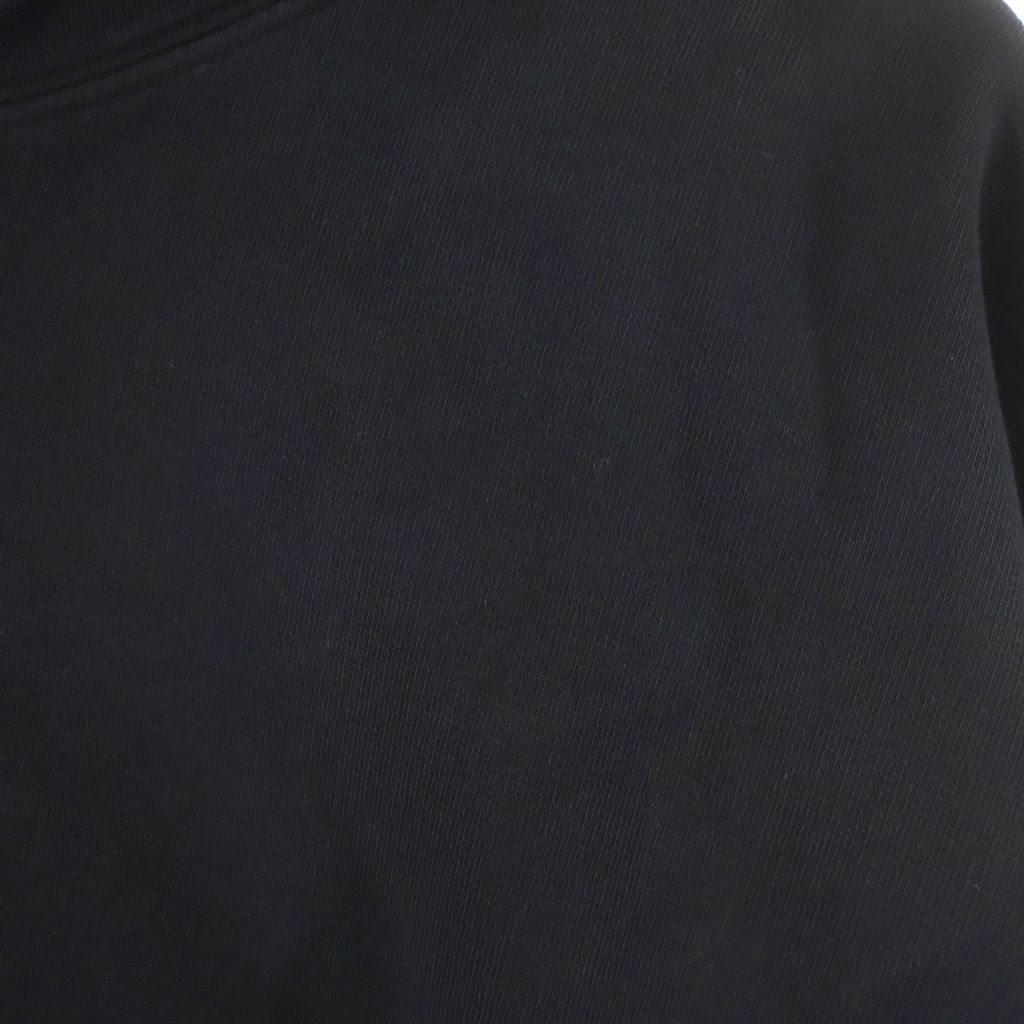 Balenciaga Vntage Small Zip Up Hoodie Distressed Black — view 4